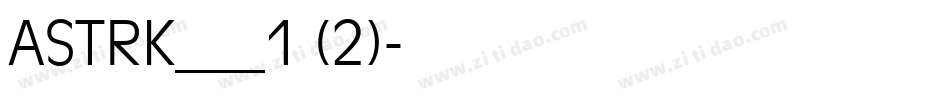 ASTRK___1 (2)字体转换